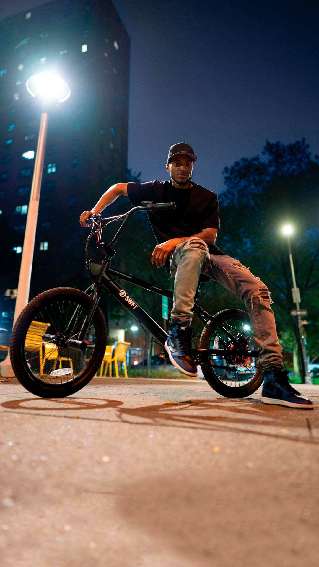 Alt View 17. SWFT - BMX eBike w/ 35mi Max Operating Range & 20  mph Max Speed - Black.