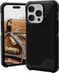 Front Zoom. UAG - Metropolis LT Series Case with Magsafe for iPhone 14 Pro - Kevlar Black.
