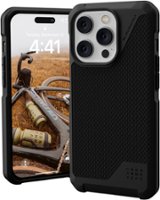 UAG - Metropolis LT Series Case with Magsafe for iPhone 14 Pro - Kevlar Black - Front_Zoom