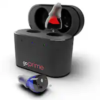 Go Hearing - Go Prime OTC Hearing Aids - Black - Front_Zoom