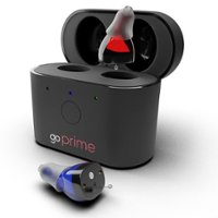 Go Hearing - Go Prime OTC Hearing Aids - Black - Front_Zoom
