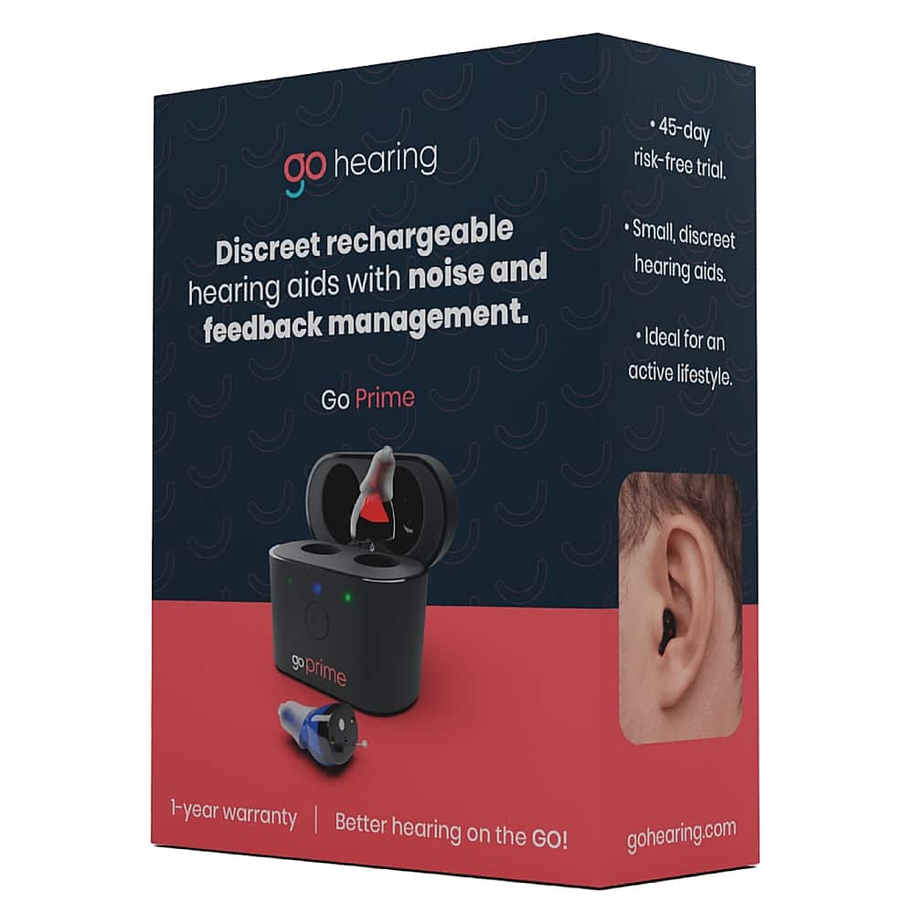 Alt View 12. Go Hearing - Go Prime OTC Hearing Aids - Black.
