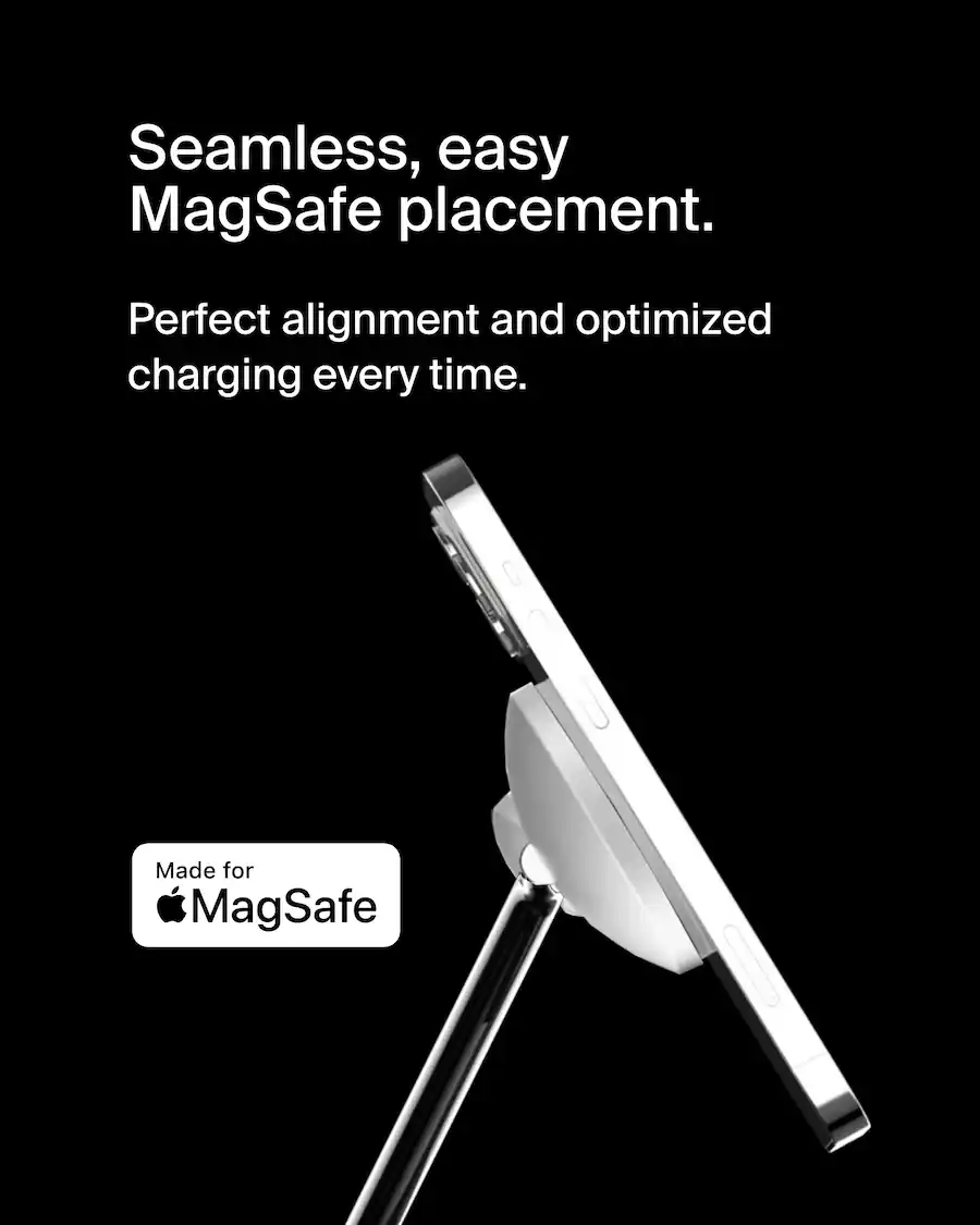 Alignment Magsafe Belkin MagSafe 3 in 1 Wireless Charging Stand 2ND GEN with Faster Apple ...