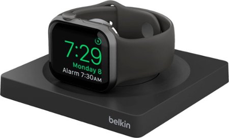 Belkin - BOOSTCHARGE PRO Portable Fast Charger for Apple Watch - Black