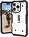 Front. UAG - Pathfinder Series Case with Magsafe for iPhone 14 Pro - White.
