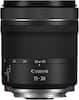 Front. Canon - RF 15-30mm F4.5-6.3 IS STM Ultra-Wide Angle Zoom Lens for EOS R-Series Cameras - Black.