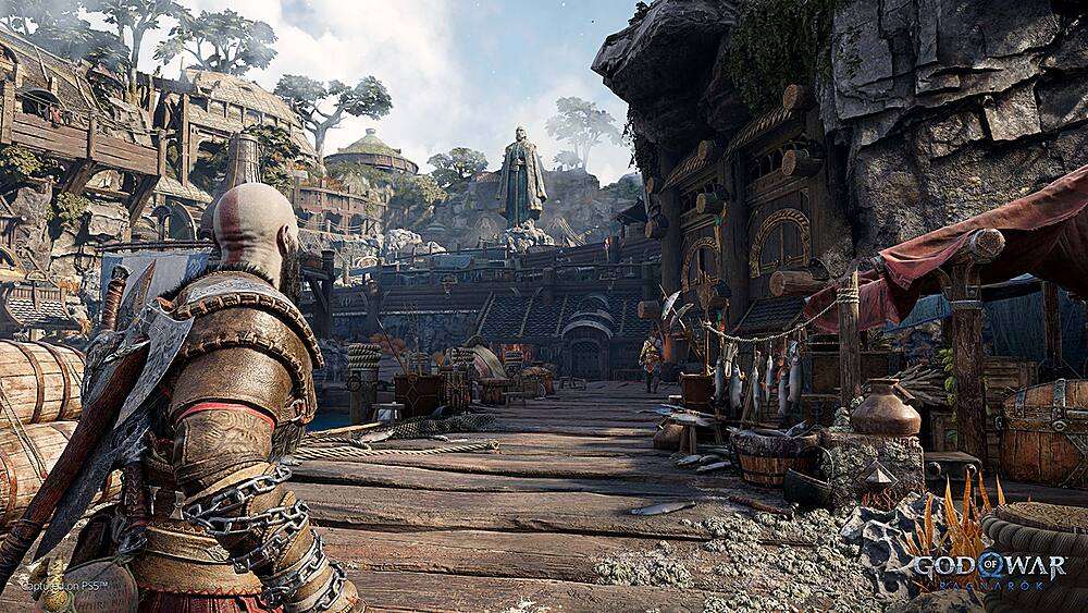 God Of War Ragnarök PS4 install size is absolutely massive