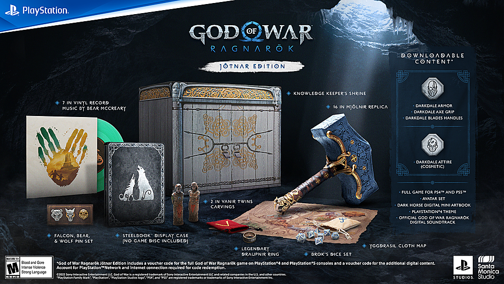 Left View: God of War Ragnarök Jötnar Edition - PlayStation 4, PlayStation 5