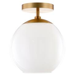 Camden&Wells - Bartlett Semi Flush Mount Light - Brass - Front_Zoom