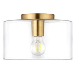 Camden&Wells - Henri Flush Mount Light - Brass - Front_Zoom