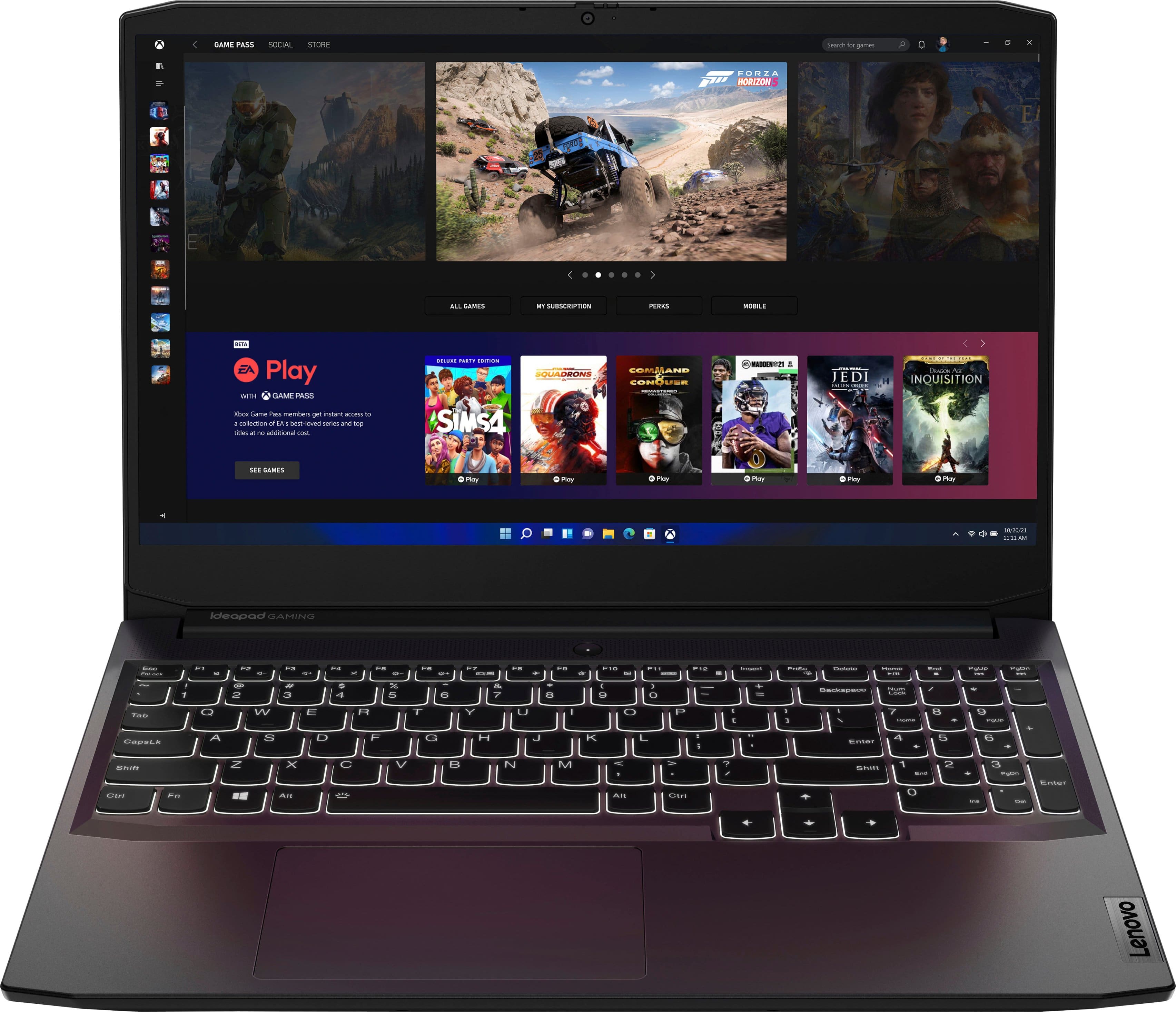 Best Buy: Lenovo Ideapad Gaming 3 15.6 FHD Laptop Ryzen 5 5600H 8GB Memory  NVIDIA GeForce RTX 3050 Ti 256GB SSD Shadow Black 82K201XCUS