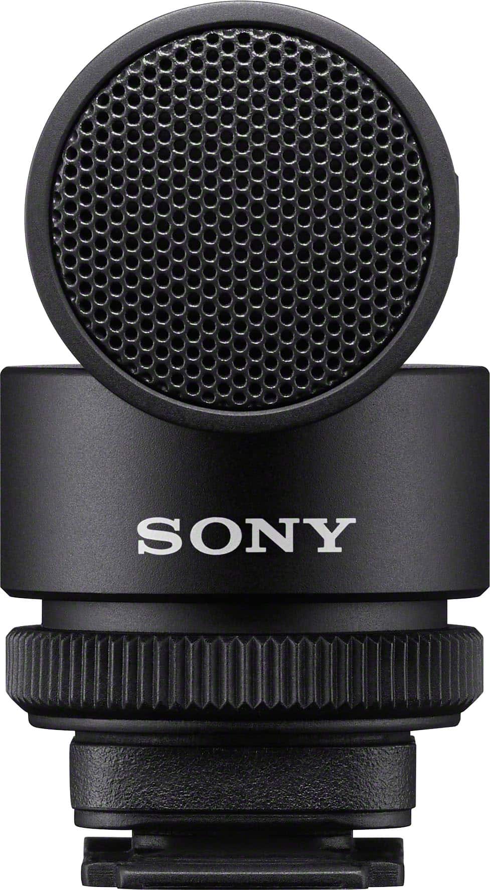 Front. Sony - ECMG1 Subcardoid Shotgun Microphone - Black.