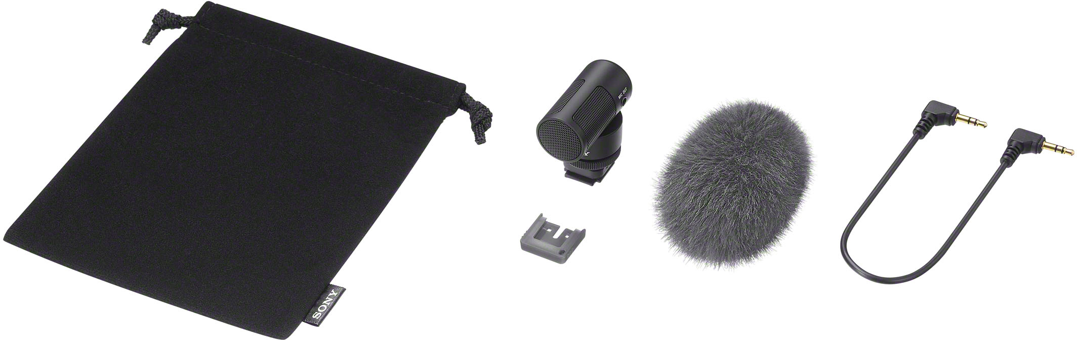 Sony ECM-G1 microfono Nero Microfono per fotocamera digitale