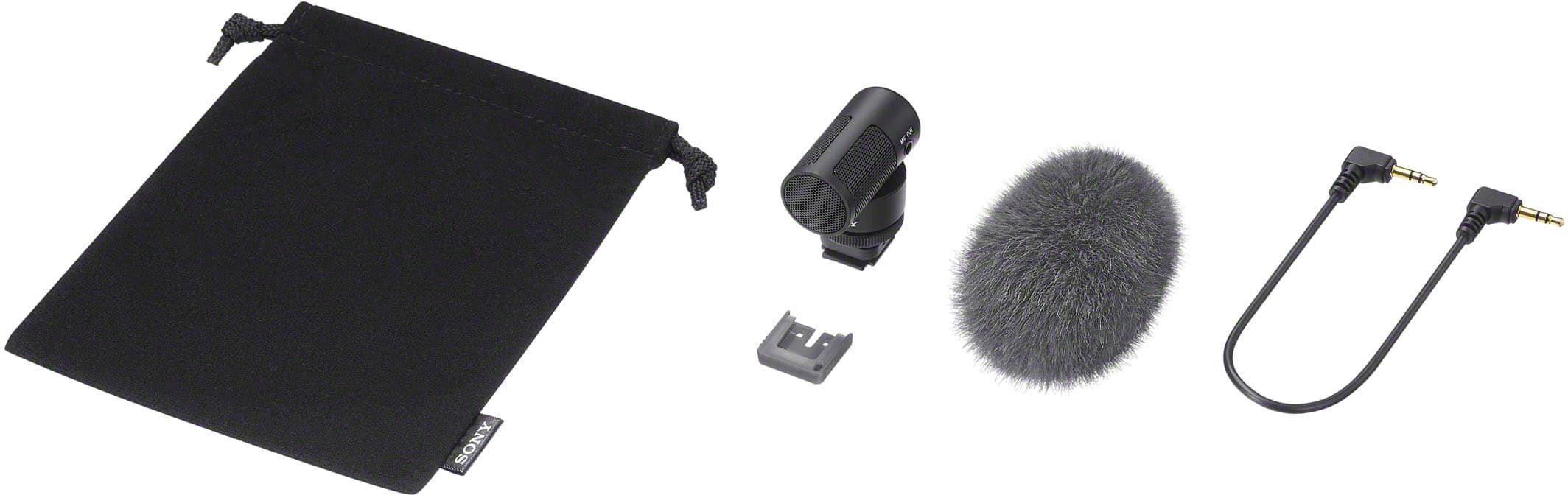 Alt View 14. Sony - ECMG1 Subcardoid Shotgun Microphone - Black.