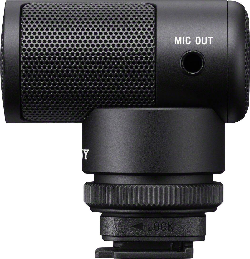 Left. Sony - ECMG1 Subcardoid Shotgun Microphone - Black.