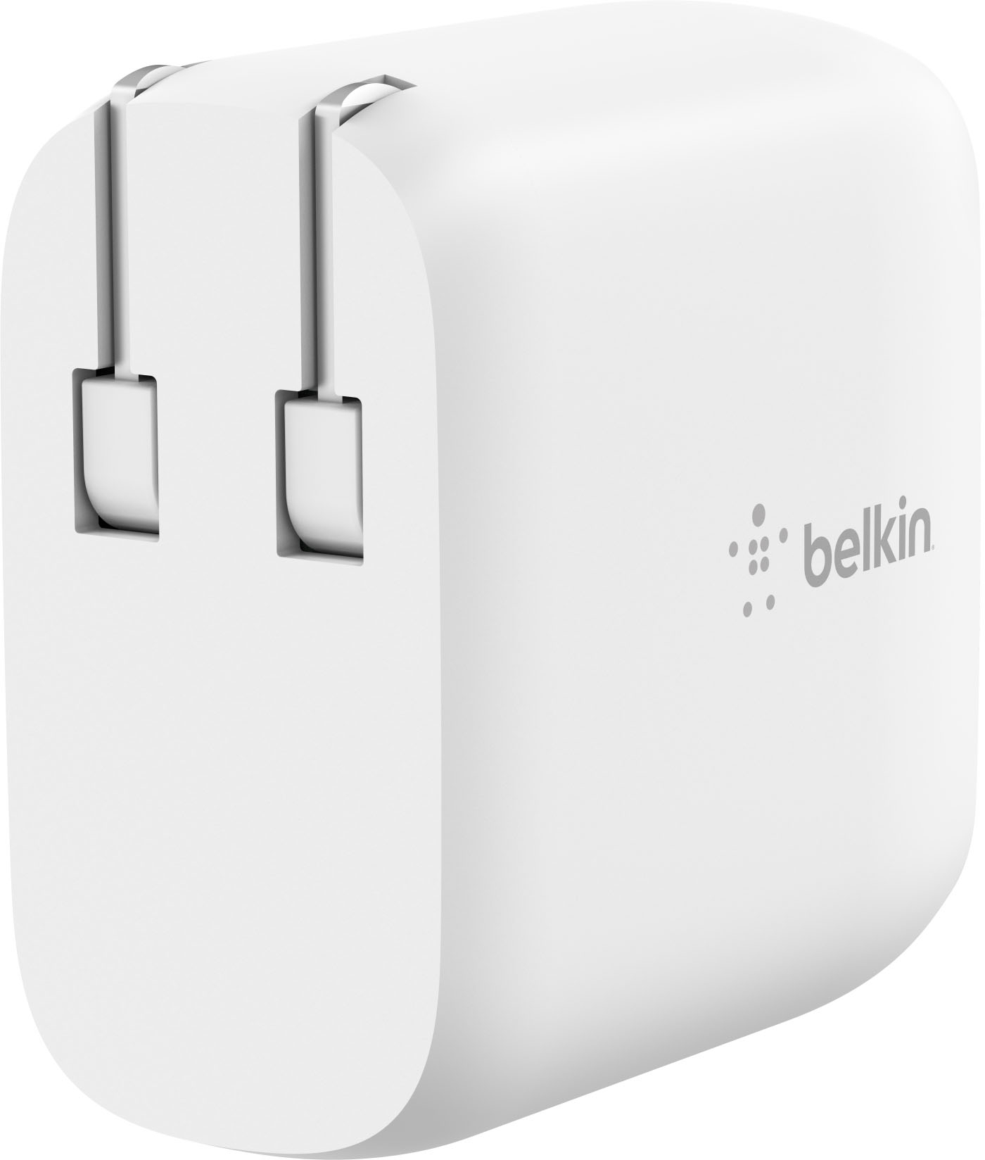 Belkin 24W Dual Port USB Wall Charger with USB C Cable Fast