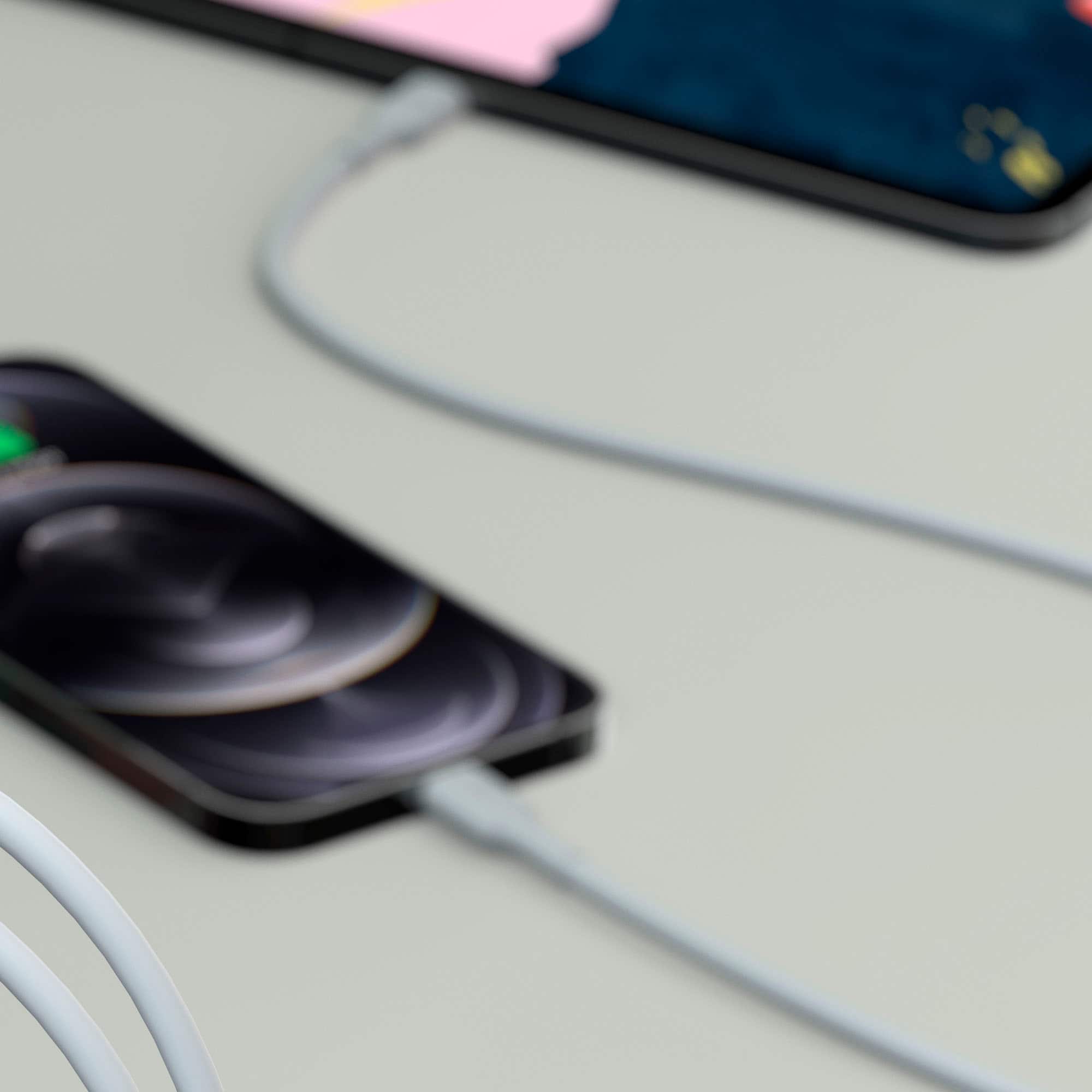 Alt View 17. Belkin - 40W Dual Port USB C Wall Charger - USB Type C Charger Fast Charging for Apple iPhone and Samsung - White.