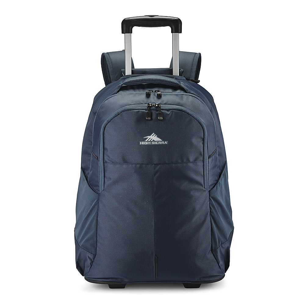 Angle View: High Sierra - Powerglide Pro Wheeled Backpack for 15.6" Laptop - Indigo Blue