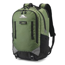 High Sierra - Litmus Backpack for 15.6" Laptop - Forest Green/Black - Front_Zoom