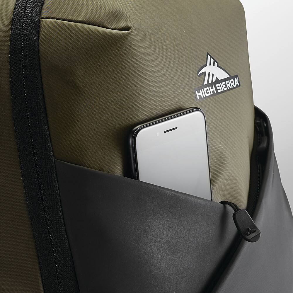 Best Buy High Sierra Luna Backpack for 15" Laptop Olive/Black 1385821636