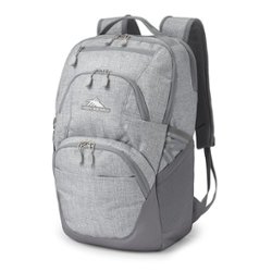 High Sierra - Swoop SG Backpack for 17" Laptop - Silver Heather - Front_Zoom