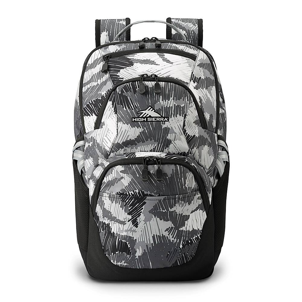 Angle View: High Sierra - Swoop SG Backpack for 17" Laptop - Scribble Camo