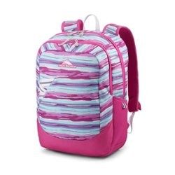 High Sierra - Outburst Backpack for 15.6" Laptop - Watercolor Stripes - Front_Zoom