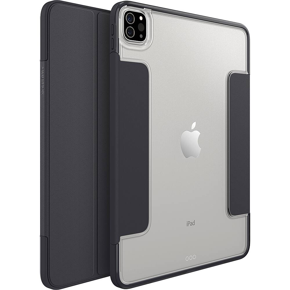 Alt View 12. OtterBox - Symmetry Series 360 Elite Folio Tablet Case for Apple iPad Pro 11" (4th gen, 3rd gen, 2nd gen, and 1st gen) - Scholar Grey.