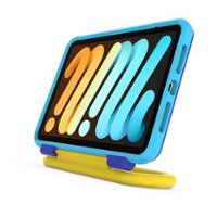 OtterBox - Kids EasyClean Tablet Case with Screen Protector for Apple iPad mini (6th generation) - Blued Together - Front_Zoom