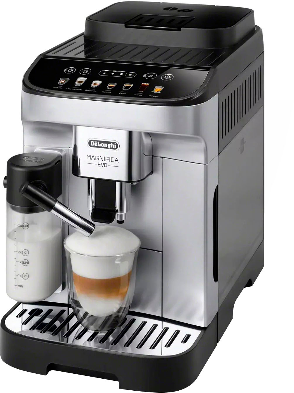 De'Longhi Magnifica Evo Coffee and Espresso Machine Silver