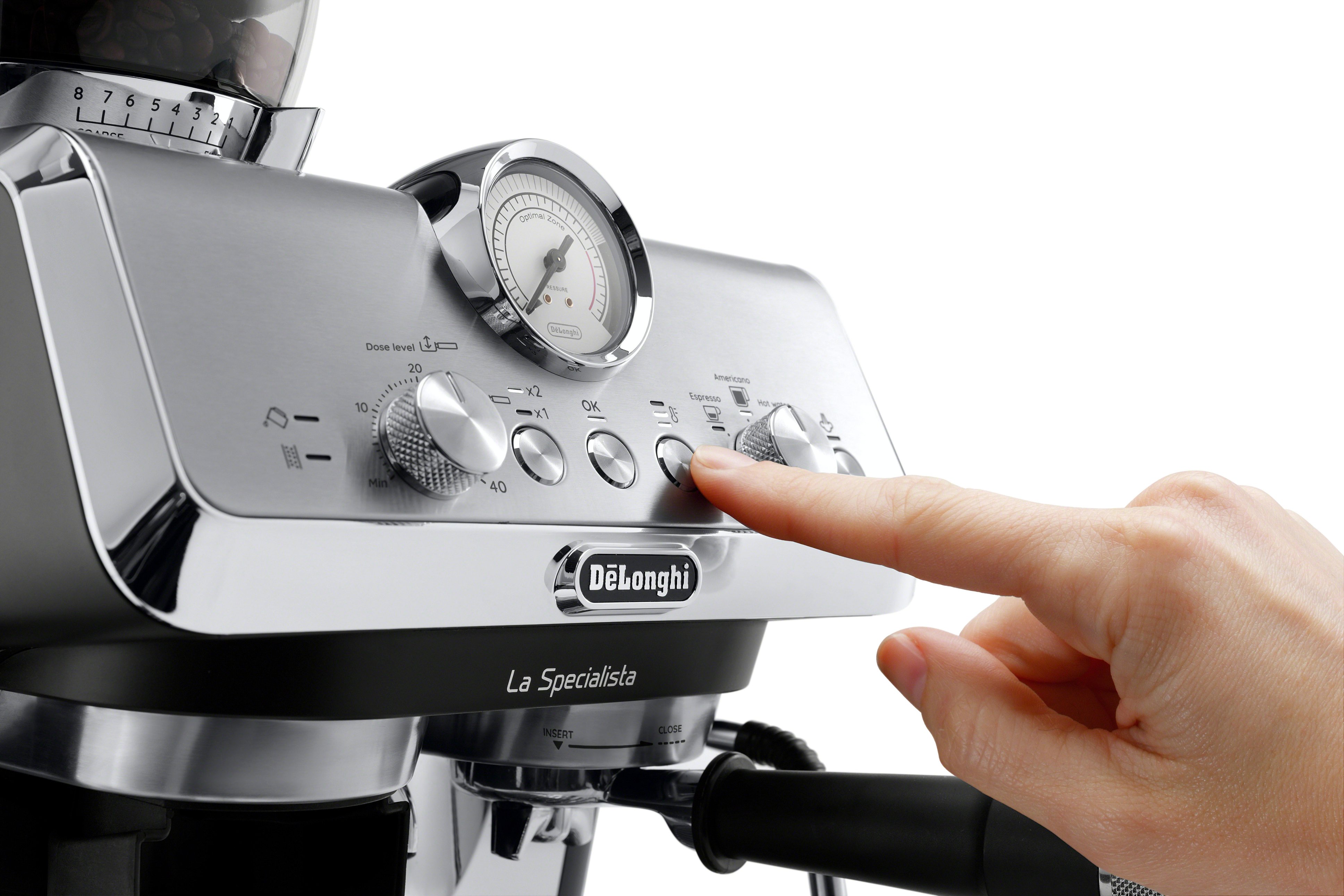  De'Longhi La Specialista Espresso Machine with Grinder, Milk  Frother, 1450W, Barista Kit - Bean to Cup Coffee & Cappuccino Maker: Home &  Kitchen