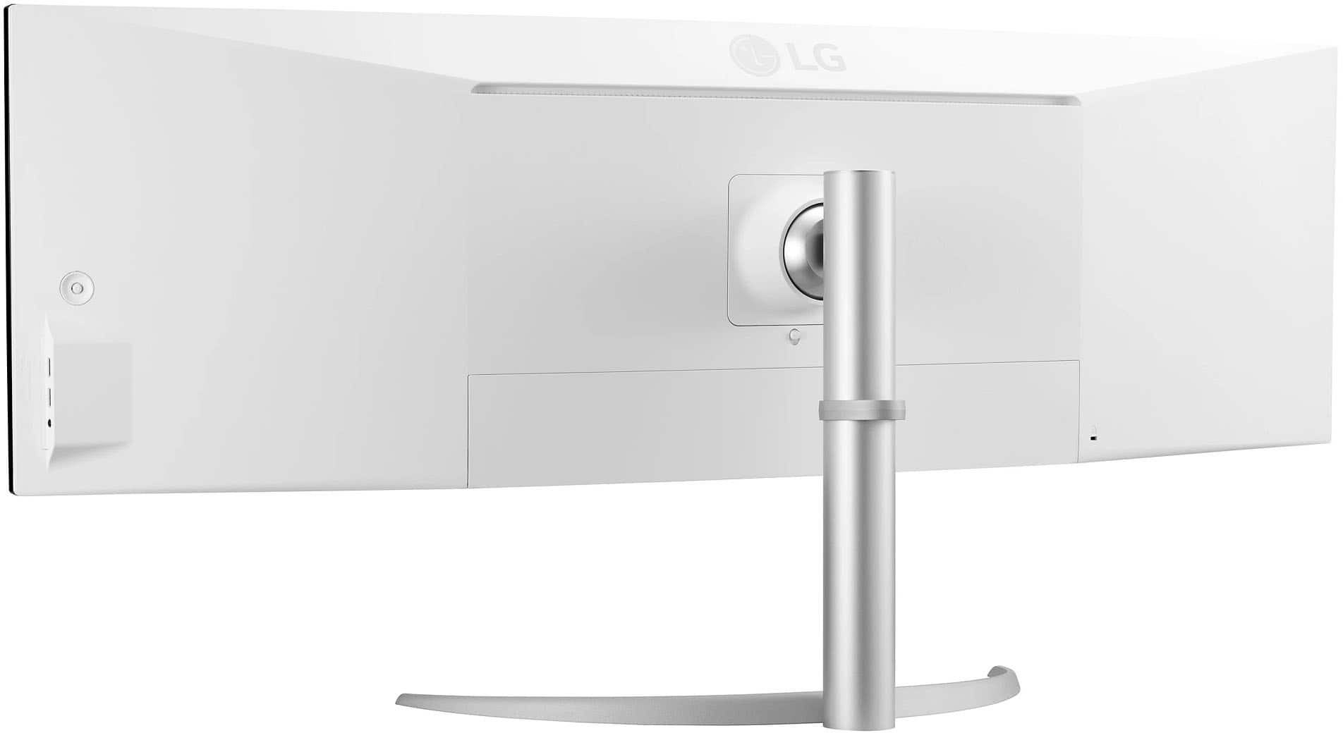 Alt View 11. LG - 49" IPS LED Curved UltraWide Dual QHD 144Hz FreeSync and G-SYNC Compatible Monitor with HDR (HDMI, DisplayPort, USB) - Black.