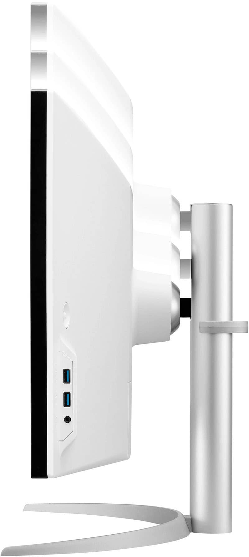 Alt View 12. LG - 49" IPS LED Curved UltraWide Dual QHD 144Hz FreeSync and G-SYNC Compatible Monitor with HDR (HDMI, DisplayPort, USB) - Black.