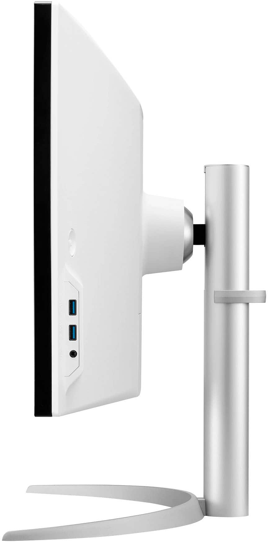 Alt View 14. LG - 49" IPS LED Curved UltraWide Dual QHD 144Hz FreeSync and G-SYNC Compatible Monitor with HDR (HDMI, DisplayPort, USB) - Black.