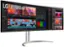 Alt View 1. LG - 49" IPS LED Curved UltraWide Dual QHD 144Hz FreeSync and G-SYNC Compatible Monitor with HDR (HDMI, DisplayPort, USB) - Black.