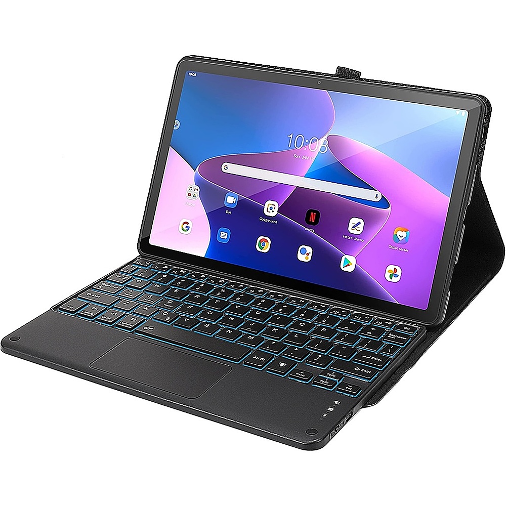 Removable Bluetooth Keyboard Tablet Case for Lenovo Tab M10 Plus