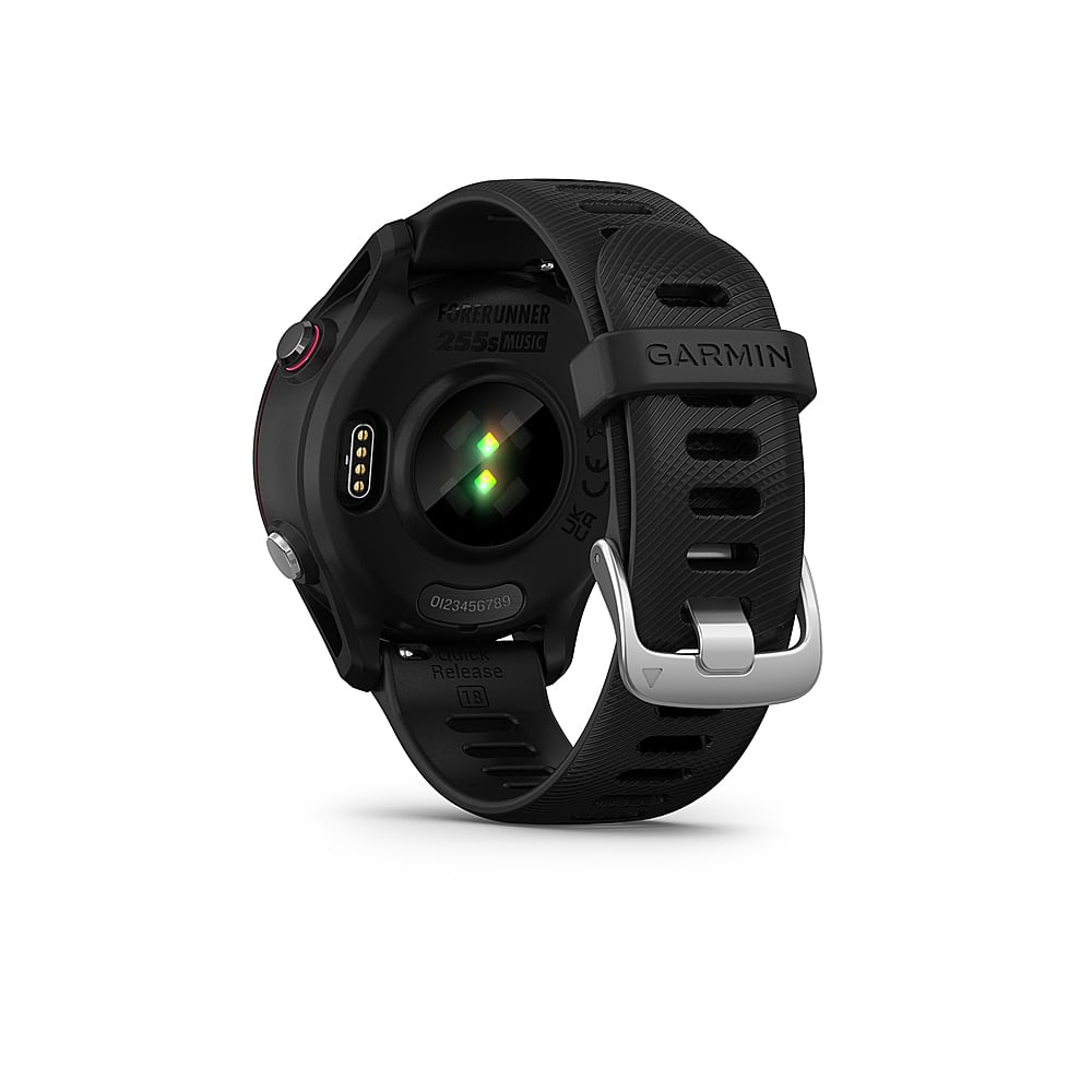 Garmin Forerunner 255S Music GPS Smartwatch 41 mm Fiber-reinforced polymer  Black 010-02641-22 - Best Buy