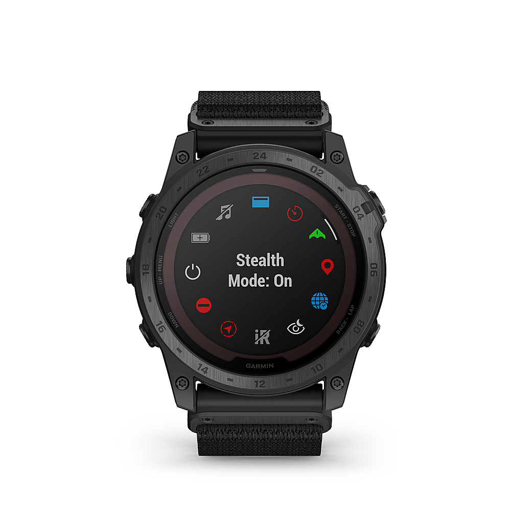 Garmin Fenix 7 Pro Solar (Slate Gray/Black) Multisport GPS Smartwatch, Built-in Flashlight, Solar Charging