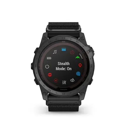 Front. Garmin - tactix 7 Pro Ballistics Edition Solar-powered Tactical GPS Smartwatch, Applied Ballistics 47 mm Fiber-reinforced polymer - Black.