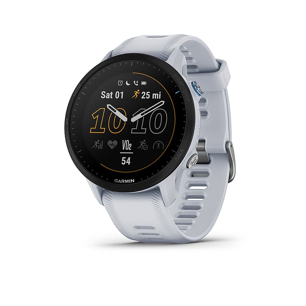 Garmin Forerunner 955 GPS Smartwatch 47 mm Fiber-reinforced polymer  Whitestone 010-02638-11 - Best Buy