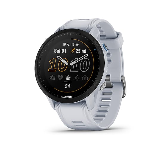 Garmin Forerunner 955 GPS Smartwatch, Whitestone 010-02638-11