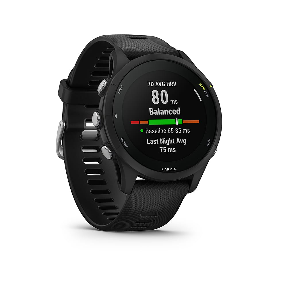 Best Buy: Garmin Forerunner 255 Music GPS Smartwatch 46 mm Fiber