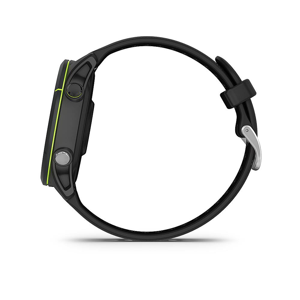 Alt View 2. Garmin - Forerunner 255 Music GPS Smartwatch 46 mm Fiber-reinforced polymer - Black.