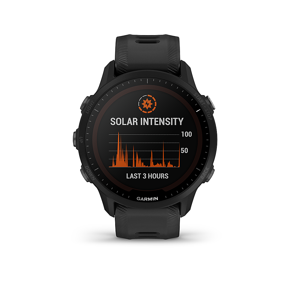 Garmin Forerunner 55 GPS Smartwatch 42mm Fiber-Reinforced Polymer Black  010-02562-00 - Best Buy