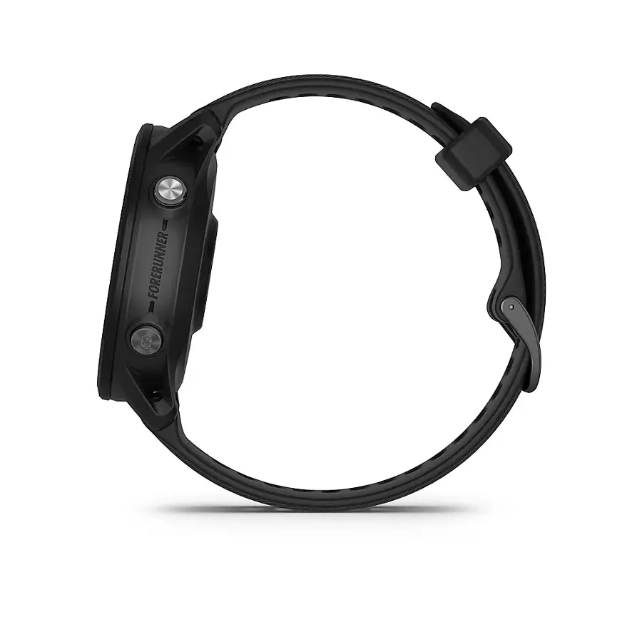 Alt View 2. Garmin - Forerunner 955 Solar GPS Smartwatch 47 mm Fiber-reinforced polymer - Black.