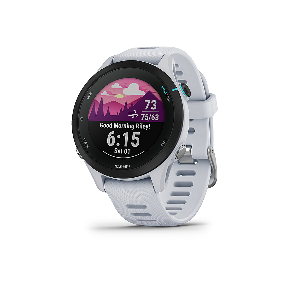 Garmin Forerunner 255S GPS Smartwatch 41 mm Fiber-reinforced polymer Powder  Gray 010-02641-02 - Best Buy