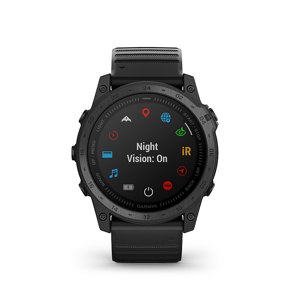 Standard Edition Premium Tactical GPS Smartwatch 47 mm Fiber-reinforced Black 010-02704-00 - Best Buy