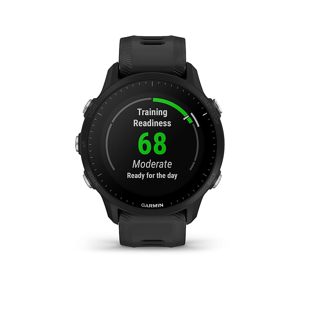 Garmin Forerunner 955 GPS Smartwatch 47 mm Fiber-reinforced polymer Black 010-02638-10 - Best Buy
