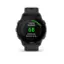 Left. Garmin - Forerunner 955 GPS Smartwatch 47 mm Fiber-reinforced polymer - Black.