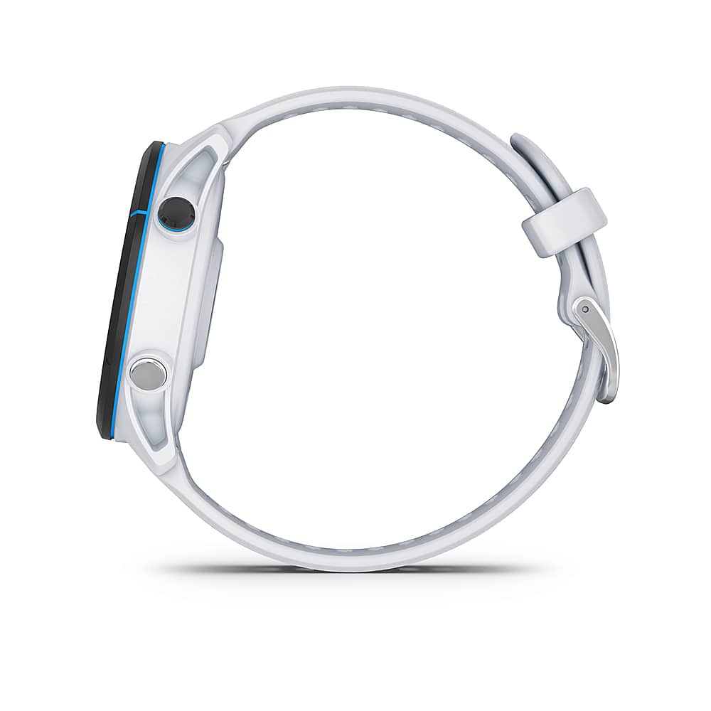 Alt View 2. Garmin - Forerunner 255 Music GPS Smartwatch 46 mm Fiber-reinforced polymer - Whitestone.